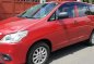 Red Toyota Innova 2016 for sale in Marikina-1