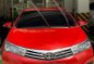 Red Toyota Corolla Altis 2014 Manual Gasoline for sale in Manila-1