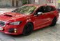 Red Subaru Levorg 2017 at 18000 km for sale-3