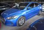 Blue Hyundai Elantra 2017 Manual Gasoline for sale in Makati-0