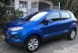 Blue Ford Ecosport 2015 at 67000 km for sale-1