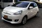 Sell White 2015 Mitsubishi Mirage Hatchback in Cainta-1