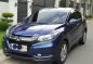 Sell Blue 2015 Honda Hr-V at 37000 km in Las Piñas-0