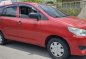 Sell Red 2016 Toyota Innova at Manual Diesel at 20000 km in Quezon City-0