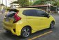 Yellow Honda Jazz 2015 for sale in Manila-2