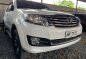 White Toyota Fortuner 2016 Suv Manual Diesel for sale in Quezon City-2