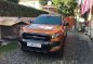 Orange Ford Ranger 2016 for sale Automatic-0