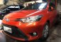 Orange Toyota Vios 2017 Manual Gasoline for sale in Quezon City-0