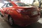 Orange Toyota Vios 2017 Manual Gasoline for sale in Quezon City-1