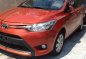 Selling Orange Toyota Vios 2017 Sedan in Quezon City-0