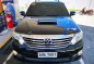 Black Toyota Fortuner 2015 for sale Automatic-1