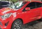 Selling Red Toyota Wigo 2018 Manual Gasoline in Quezon City-0