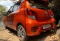 Selling Orange Toyota Wigo 2019 Hatchback Manual Gasoline in Quezon City-1