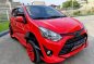 Sell Red 2017 Toyota Wigo at Manual Gasoline at 14000 km in Cebu City-0