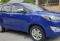 Selling Blue Toyota Innova 2017 at 10000 km in Quezon City-0