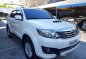 White Toyota Fortuner 2015 for sale in Cainta -0