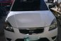 White Kia Rio 2010 at 79000 km for sale in Cebu -3