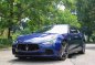 Sell Blue 2015 Maserati Ghibli Automatic Gasoline at 9000 km in Quezon City-1