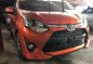 Orange Toyota Wigo 2017 for sale in Quezon City-0