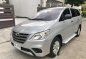 Silver Toyota Innova 2014 Manual Diesel for sale-1