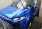 Selling Blue Ford Ecosport 2014 Manual Gasoline -0