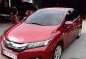 Red Honda City 2017 at 15000 km for sale-1