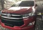 Red Toyota Innova 2017 Manual Diesel for sale in Quezon City-0