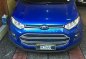 Selling Blue Ford Ecosport 2017 at 16500 km -0