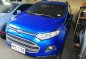 Blue Ford Ecosport 2015 Automatic Gasoline for sale=-6