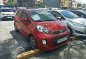 Selling Red Kia Picanto 2017 Manual Gasoline at 8445 km-0