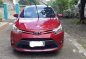 Red Toyota Vios 2014 Manual Gasoline for sale -0