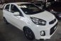 White Kia Picanto 2017 Manual Gasoline for sale -0