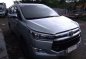 Silver Toyota Innova 2017 Manual Gasoline for sale in Davao City-0