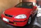 Selling Red Honda Civic 1996 Hatchback Automatic Gasoline in San Mateo-1