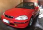 Selling Red Honda Civic 1996 Hatchback Automatic Gasoline in San Mateo-1