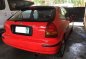 Selling Red Honda Civic 1996 Hatchback Automatic Gasoline in San Mateo-2