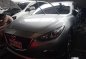 Grey Mazda 3 2015 Hatchback Automatic Gasoline for sale in Manila-0