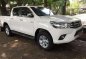 White Toyota Hilux 2016 Manual Diesel for sale in Quezon City-0