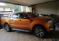 Orange Ford Ranger 2016 Automatic Diesel for sale in Manila-0