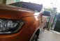 Orange Ford Ranger 2016 Automatic Diesel for sale in Manila-2