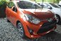 Orange Toyota Wigo 2018 Manual Gasoline for sale-0