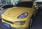Yellow Porsche Cayenne 2012 at 14000 km for sale-2