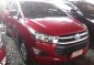 Red Toyota Innova 2017 at 1900 km for sale-2