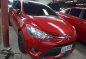 Red Toyota Vios 2014 at 18000 km for sale in Manila-0