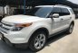 Pearl White Ford Explorer 2014 Automatic Gasoline for sale in Parañaque-0