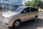 Silver Toyota Innova 2014 at 49000 km for sale-1