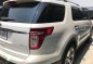 Pearl White Ford Explorer 2014 Automatic Gasoline for sale in Parañaque-5