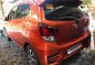 Orange Toyota Wigo 2019 for sale in Manual-4