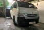 White Toyota Hiace 2017 Manual Diesel for sale in Quezon City-2