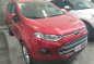 Red Ford Ecosport 2016 Manual Gasoline for sale in Makati-0